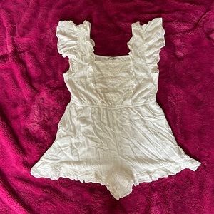 American Eagle White Romper